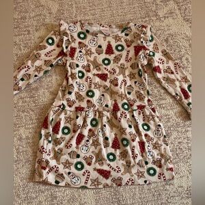 Gymboree Red and Black Long Sleeve Sundress